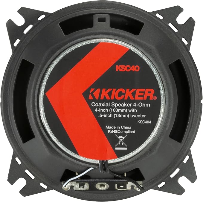 51KSC404 KS-Series 4" Coaxial Speakers with.5" tweeters, 4-Ohm, Pair