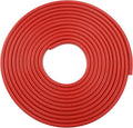 16.5 Ft Car Door Edge Guards, Red Rubber | Universal, Rubber U-Shaped Trim Protector, No Glue Required