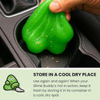 Car Cleaning Gel Putty - 3 Pack Apple Scented Interior Detailing Tool for Cup Holder, Air Vent & Keyboard - Reusable Auto Detailing Accessories - Dust Remover Goop - Gifts for Men Women