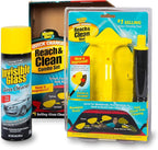 99031 Reach & Clean Glass Windshield Cleaner Tool Combo Kit With Premium Aerosol Glass Cleaner, Extendable Handle, (2) Reusable Quick Change Microfibers, and Storage Bag