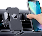 Car Vent Phone Mount for Car [Military-Grade Hook Clip] Phone Stand for Car [Thick Cases Friendly] Air Vent Clip Cell Phone Holder for Smartphone, iPhone, Automobile Cradles Universal.