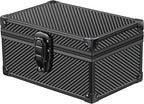 Faraday Signal Blocking Box for Car Keys, Carbon Fiber Black | Faraday Box for Car Keys, RFID Signal Blocking Box, Anti-Theft Shielding Cage, Large