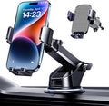 Military-Grade Car Phone Holder - [Ultra Strong Suction] 3-in-1 Phone Mount for Dashboard, Windshield & Air Vent, Super Stable Universal Car Accessories for iPhone & All Smartphones