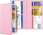 Car Registration and Insurance Card Holder, Vehicle Glove Box Card Organizer Wallet Automobile Accessories for License