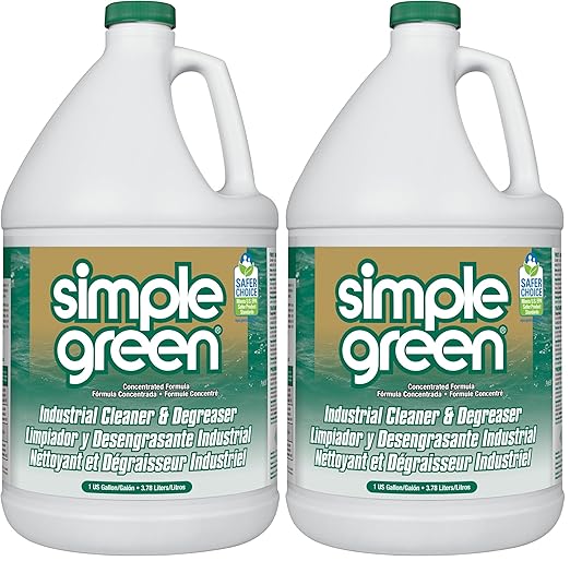 Industrial Cleaner and Degreaser, Concentrated | 127.8 Fl Oz | Pack of 2