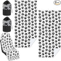 Car Seat Towel Covers with Storage Bag, 63 x 32 Inch Universal Non Slip Waterproof Sweat Protector for Car Truck, Gym Swimming Running, Machine Washable(2 Pack,Dog Footprints)