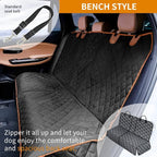 IVY&LANE Dog Car Seat Cover for Back Seat,Conversible 2-in-1 Waterproof Front Seat Cover,Heavy-Duty & Scratchproof Car Seat Protector Cover for SUVs, Trucks and Sedans