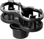 Cupholder 2 in 1 Expander, Turn 1 Cupholder to 2, Dual Drink Holder Expander with Adjustable Expandable Base to Fit Most Cars and Vehicles, Secure Hold with Drink Grips