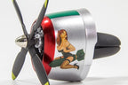 Varga Girl P-47 Air Freshener - Vintage Pin-Up Vent Clip & Car Accessories for Men, WWII Fighter Pilot Men's Car Accessory, Long Lasting Scent & Odor Eliminator for Car Interior