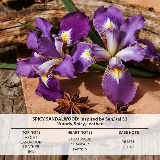 Car Air Freshener Hanging 2 Pack Car Air Fresheners Diffuser - Spicy Sandalwood Fragrance Oil Air Diffuser for Car, 45+ days Long Lasting Fragrance, Two 0.27 FL OZ/8ML Made in USA Car Air Fresheners