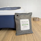 Air Purifying Bag 200g (5 Pack). A Scent Free Odor Eliminator for Cars, Closets, Bathrooms, Pet Areas. Premium Moso Bamboo Charcoal Odor Absorber. Two Year Lifespan! (Charcoal Grey)