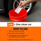 Eco-Friendly Foaming Car Wash Soap Strips 36 count- Your Non-Toxic Car Detergent Solution for a Gleaming Ride!
