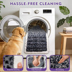 Backseat Dog Bed Mat for Car, Non-Slip Scratch-Resistant Dog Car Seat Cover, Soft Thick Pet Travel Cushion, Washable Back Seat Protector Blanket for Cars SUVs Trucks, 53 x 24 Inches
