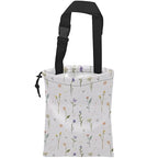 Car Trash Bag Wildflowers Car Garbage Bag Hanging Car Trash Can for Back Seat with Drawstring