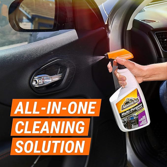 Multi Purpose Cleaner, Car Cleaner Spray for All Auto Surfaces, 16 Fl Oz (Pack of 2)