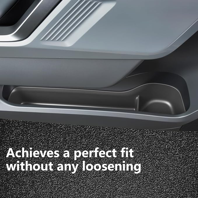 4PCS Car Door Organizer Tray for Toyota RAV4 2026 Door Side Storage Box for 2026 RAV4 Accessories Door Pocket Liners TPE Front & Rear Side Organizer Tray Protector Liner