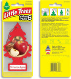 Car Air Freshener | Hanging Tree Provides Long Lasting Scent for Auto and Home | 24 Air Fresheners |Cinnamon Apple