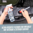 All Surface Clean and Shine Kit with Storage Bag Interior Cleaner Glass Cleaner Dressing Microfiber Towels and Brushes Giftable Car Care Set
