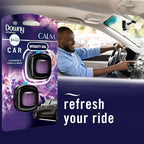 Car Vent Clip, Downy Calm Scent, 2 Count, 0.13 oz Total