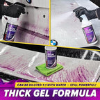 Iron Remover Car Detailing – Iron Decon Spray, Pulls Out Brake Dust, Rust & Fallout - Contaminant Removal for Car Paint & Wheels, pH Neutral Formula - 16 fl. oz. (Pack of 2)
