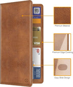 Car Registration and Insurance Card Holder, Vehicle Glove Box Card Organizer Wallet Automobile Accessories for License