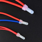 50036R Closed End Crimp Terminal 300 pcs 22-16/16-14/12-10 Gauge Nylon Wire Connector Kit,2 Years Warranty
