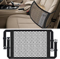 Front Seat Organizer, Car Seat Organizer, Double Layer Front Seats Versatile Elastic Organizers Net, Storage Mesh Nets for Seats, Universal Car Accessories for Most Vehicles