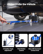 Air Jack, 6 Ton/13227 lbs Airbag Jack, Lift Up to 26.5 inch with Heightened Column, Adjustable Handle & Thick Rubber Pad, 2-5 s Fast Lifting Pneumatic for Car, SUV, Pickup Truck Repair, Garage