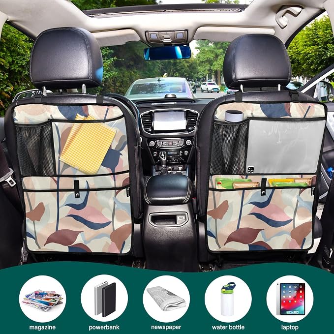 Kick Mats Backseat Protector with Anti Kick Design Offering Safety and Space for Backseat Essentials