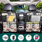 Kick Mats Backseat Protector with Anti Kick Design Offering Safety and Space for Backseat Essentials