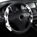 Cow Print Steering Wheel Cover, Universal 15 Inch Cute Steering Wheel Cover for Women, Breathable Anti-Slip Car Steering Wheel Protector, Fashion Auto Interior Accessories for Cars, SUVs & Trucks