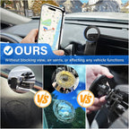 Car Phone Holder for Toyota Camry LE/SE 2025-2026 Accessories 8-inch Screen | Magsafe Strong Magnetic Phone Mount for iPhone, 360° Hands-Free No Air Vent Blockage One-Hand Operation Stable Stand