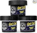 Galactic Scent Gel Can Air Freshener, Adjustable Car Air Freshener Gel With Touchless Vent Control For Cup Holder, Under Seat, Office And Home Use - 3 Pack
