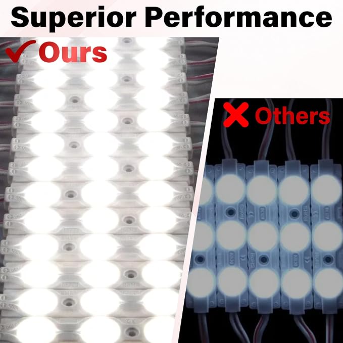 240 Led Van Interior Light Kits, 12V Led Light Strip, Cargo Van Accessories, Ceiling Work Lights Kit, Enclosed Trailer Lights for Truck Vans RV Boats Caravans, 80 Modules(White)