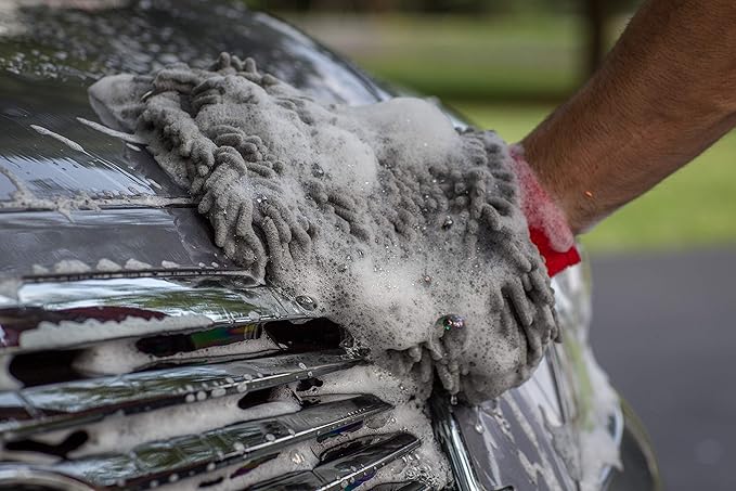 968801 Premium Chenille Car Wash Mitt - Scratch & Lint Free