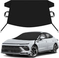 Car Snow Cover Compatible for Hyundai Sonata | Windshield Cover for Ice and Snow with S-Hook Straps | Heavy-Duty 600D Oxford Winter Car Cover, Waterproof & Anti-Slip