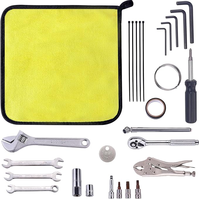 Motorcycles Repair Tool Kit Compatible with H-Arley HD Motorcycles Bike,Road Carry Tool Kit
