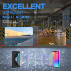 HD T01B Backup Camera Rear View License Plate Reverse Camera Universal for Pickup Truck Car SUV 149° Perfect Angle Night Vision IP69K Level Waterproof