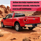 Side Window Visors Window Shade Rain Guards Vent Deflectors Fit Ford F-150 SuperCrew/Crew Cab 2015-2026 Dark Smoke