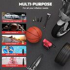 Tire Inflator Air Compressor Compatible with Milwaukee 18V Battery, 160 PSI Cordless Portable Electric Air Pump 2026 Bigger LCD Digital Pressure Gauge for Car, Bike, Sport Ball (Tool Only)