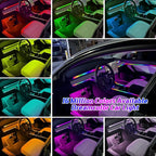 Tesla Dreamcolor Interior Car Lights, Tesla Car Accessories 9 in 1 Car LED Strip Lights with APP Control and 213 Modes, 175 inches 593 LEDs Acrylic Fiber Optic Lights, RGB Neon Car Lighting
