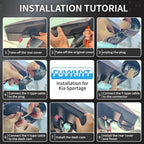 OEM Style Front Dash Cam for Kia Sportage 2026 | Front 4K, 64GB Card, Hidden Design, Plug&Play, Easy Install, Loop Recording, G-Sensor, Free App