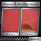 Shop Towel Rag, 200 Pack Reusable Rags Bulk Microfiber Cleaning Cloth Lint Free Towels for Car Kitchen Automotive Bar Mechanic Restaurant Garage, 11.5"x 11.5", Red