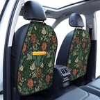 William Morris Compton Vintage Floral Art Car Seat Back Kick Protectors Kick Mats With Storage Pockets For Vehicles To Protect From Dirt Mud Scratches 2 Pack
