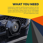 SoundAlert 100 W Compact Slim Speaker [118-124 dB] [IP66 Waterproof] [Universally Compatible] Air Horn Speaker for Emergency Police Fire Vehicles