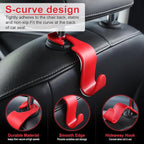 Car Seat Headrest Hook - 4 Pack Universal Auto Back Seat Hook Organizer for Purse Coat, Interior Accessories