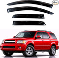 KPY Rain Guards Fit for 2001-2007 Toyota Sequoia, Out-Channel Window Visors Vent Wind Deflectors 4PC, Car Accessories for 01-07 Sequoia