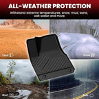 Floor Mats & Cargo Mat Fits for Hyundai Ioniq 5(Unmovable Console) 2024 2023 2022, All Weather TPE Custom Fit Full Set Accessories for Ioniq 5 2022-2024 Floor Liners & Trunk Liner, Black
