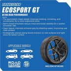 Set of 2 (Two) Ecosport GT Ultra High-Performance 235/30R20 All Season Passenger Tire Set 235/30/20 235/30ZR20XL 88W XL Dual Tread Design for Sports Cars & Luxury Sedans[TIRE ONLY]