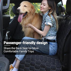 Dog Car Seat Cover for Trucks, Dog Seat Cover for Back Seat Protector F150 Ram 1500, Waterproof Dog Hammock for Truck with Mesh Window Heavy Duty Seat Cover for F-Series/GMC Sierra/Silverado